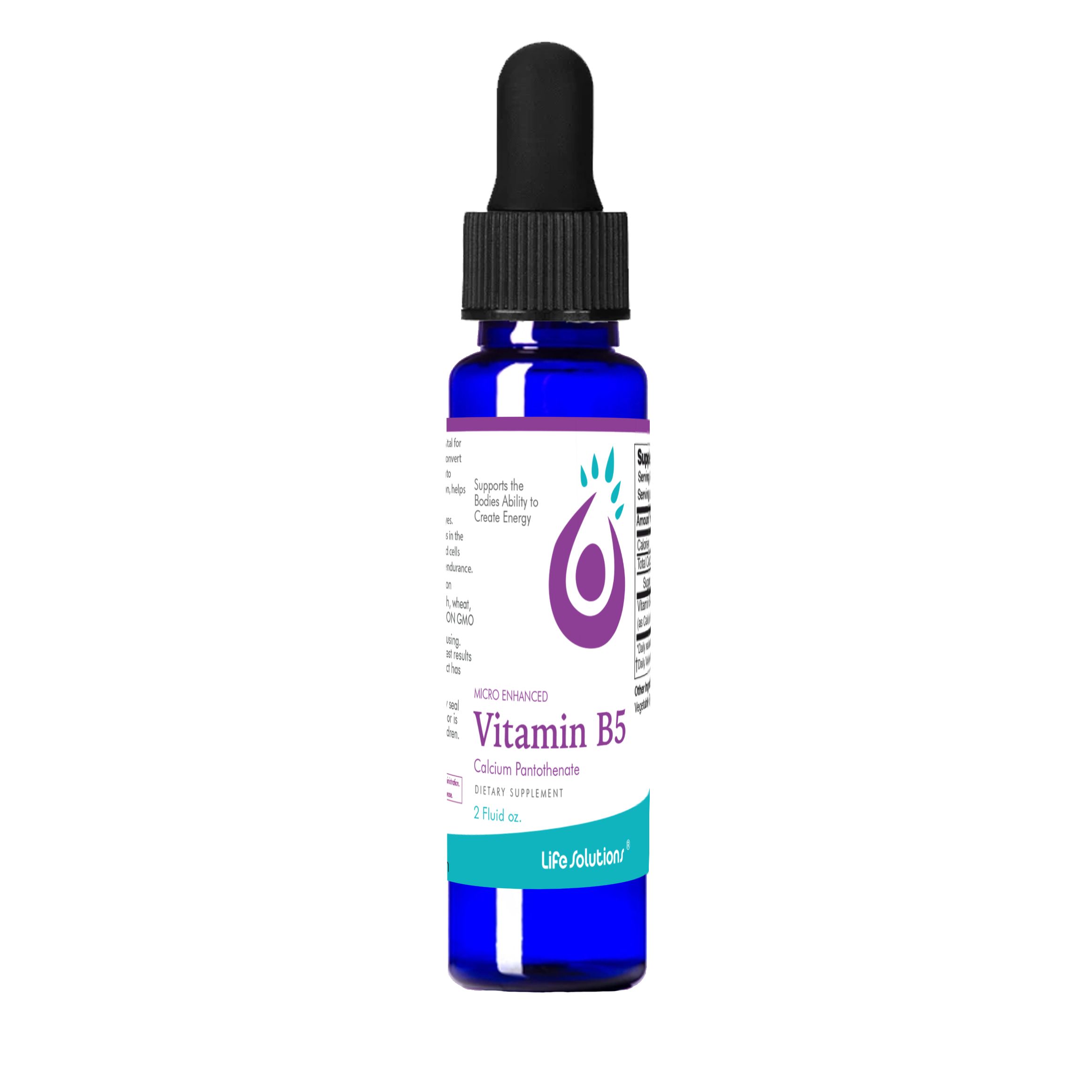 Liquid Vitamin B5 Dropper — 2 oz
