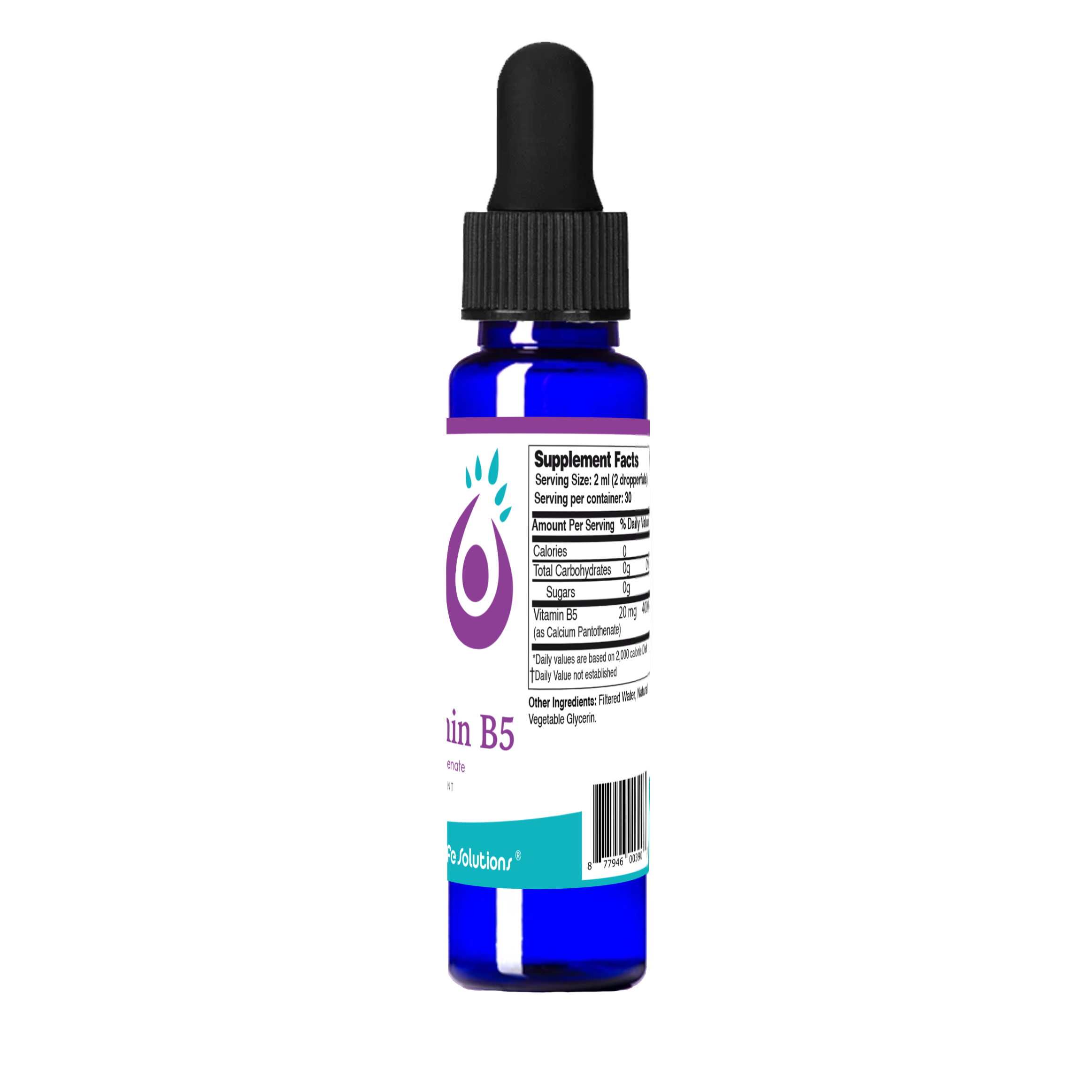Liquid Vitamin B5 Dropper — 2 oz