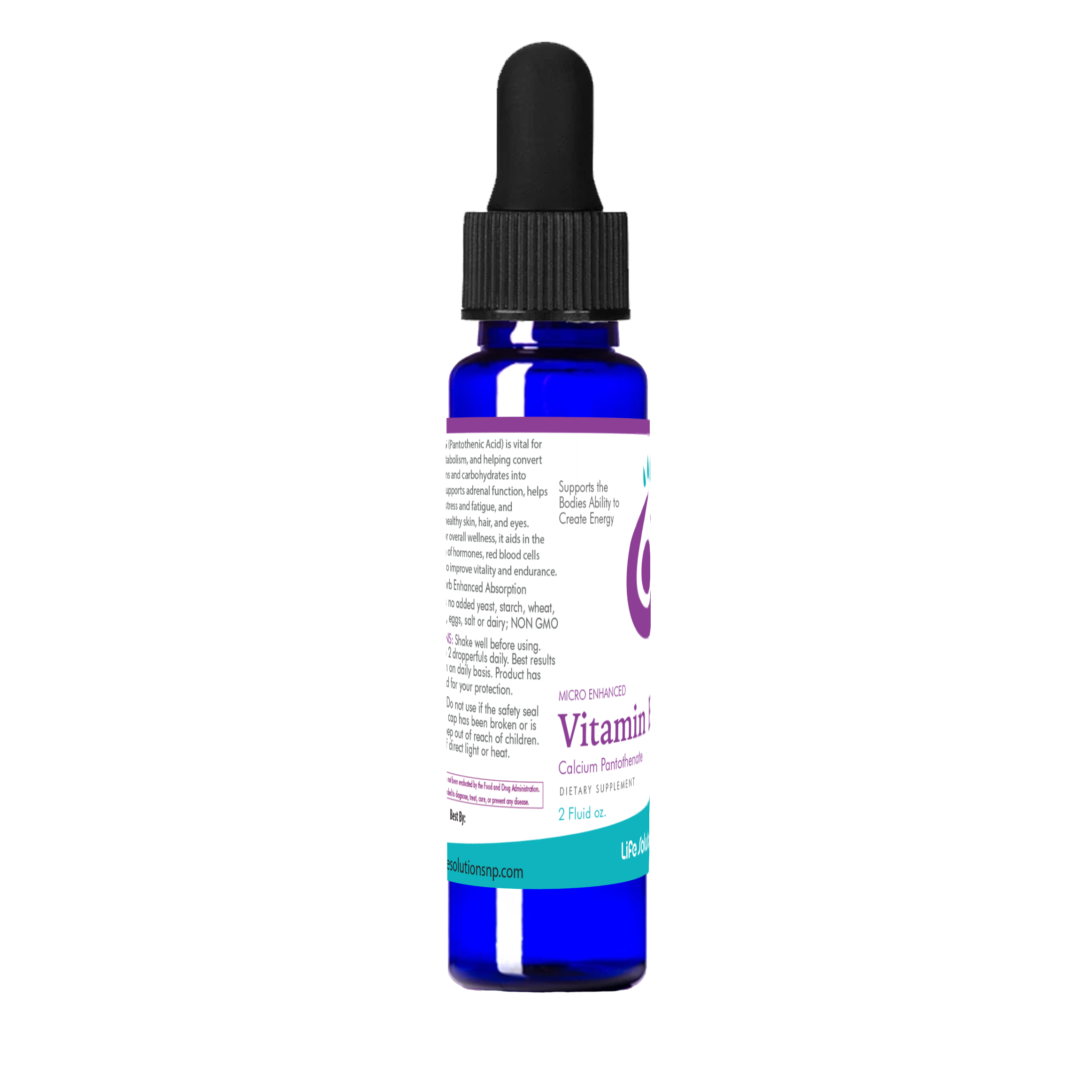 Liquid Vitamin B5 Dropper — 2 oz