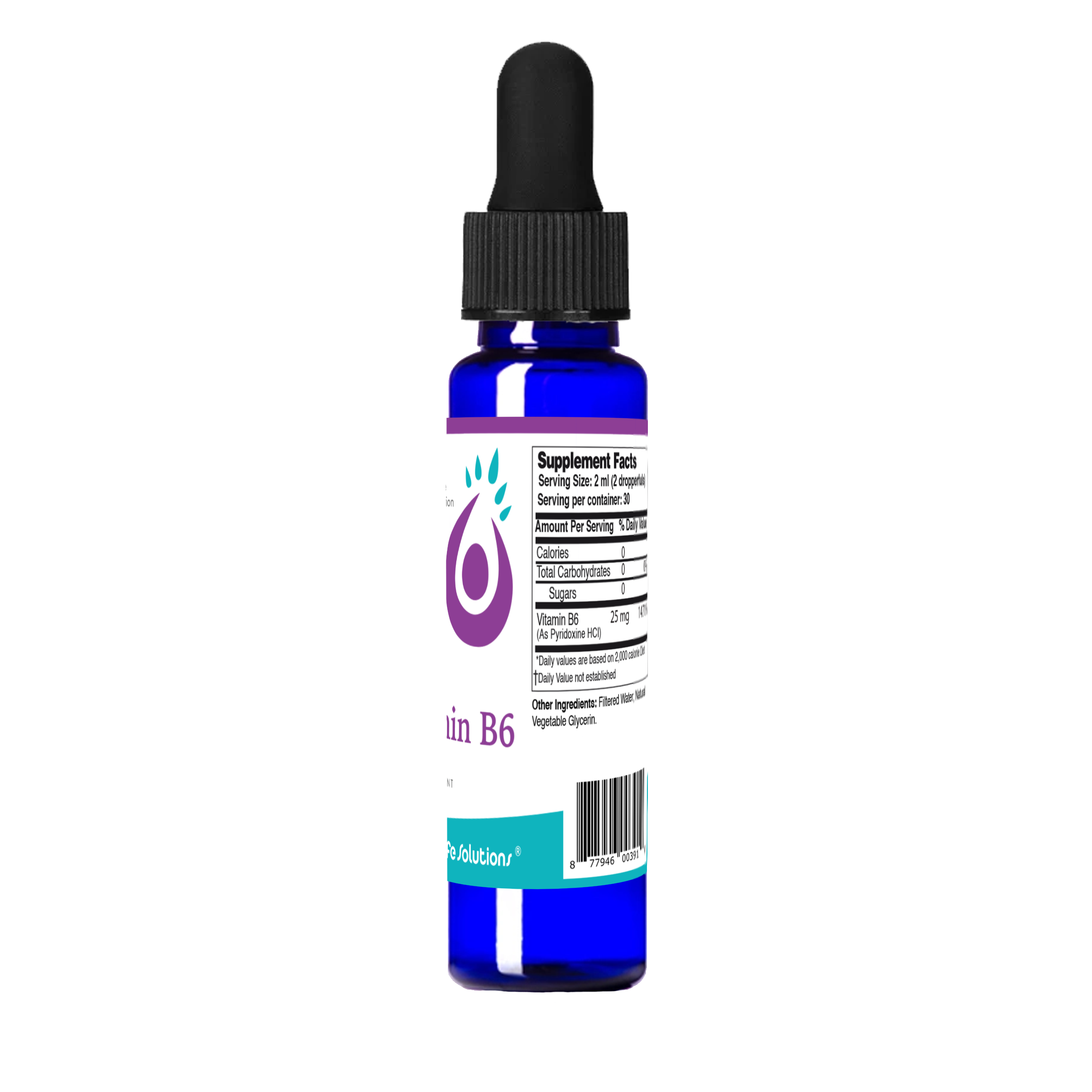Liquid Vitamin B6 2oz Dropper
