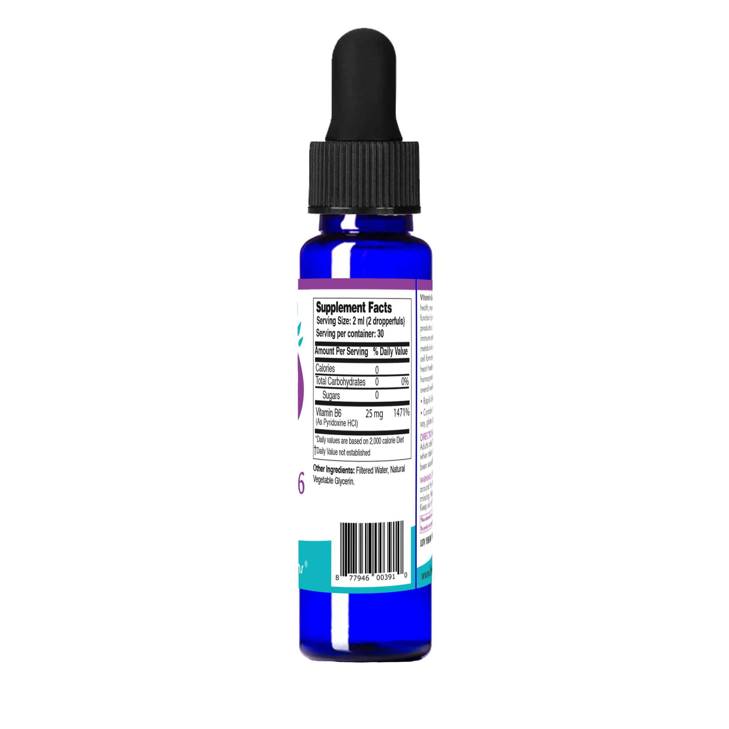 Liquid Vitamin B6 2oz Dropper