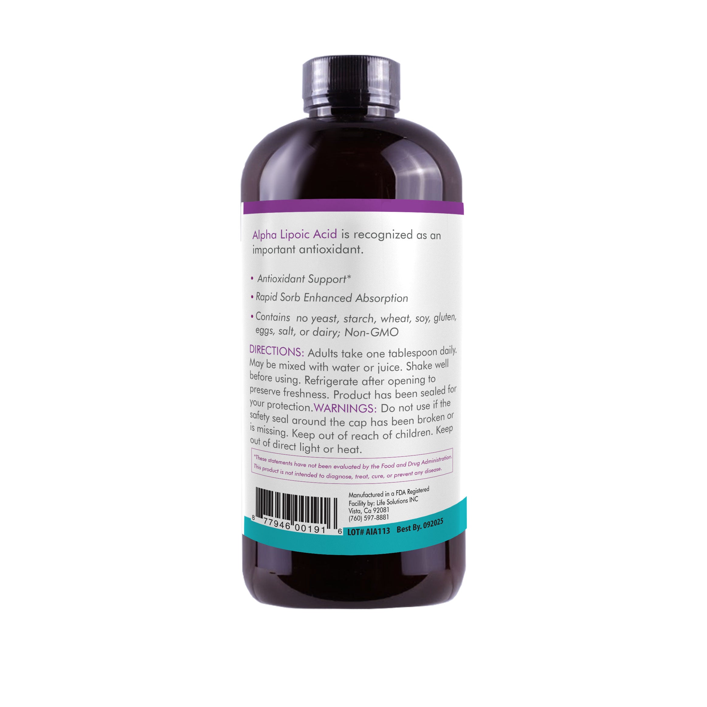 Alpha Lipoic Acid (ALA)