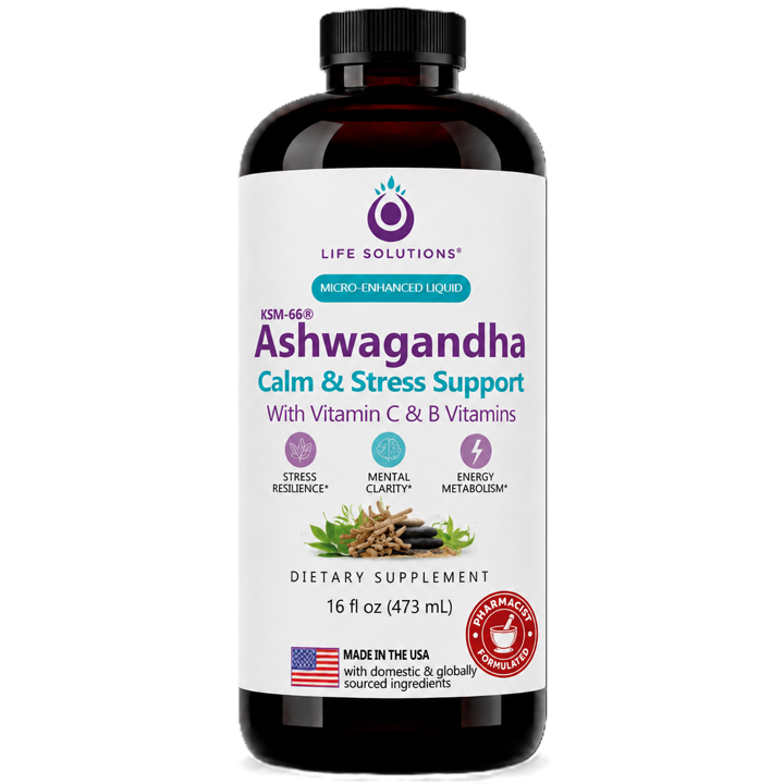 Liquid Ashwagandha Calm & Stress Support Supplement