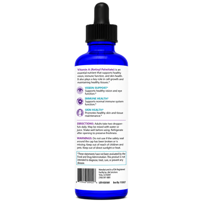 Liquid Vitamin A Dropper - 2 oz