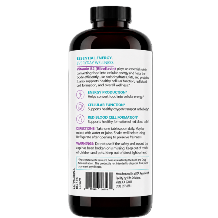 Liquid Vitamin B2 (Riboflavin)
