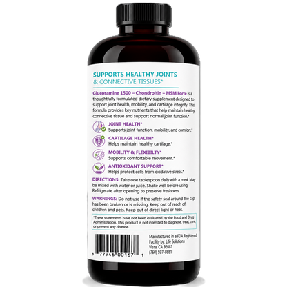 Liquid Glucosamine 1500 Chondroitin