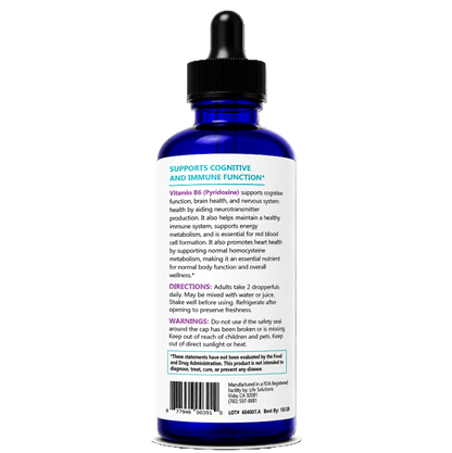 Liquid Vitamin B6 Dropper - 2 oz
