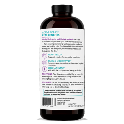 Liquid Methyl Folic Acid + Methyl Vitamin B12