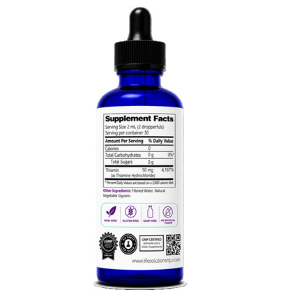 Liquid Vitamin B1 Dropper - 2 oz