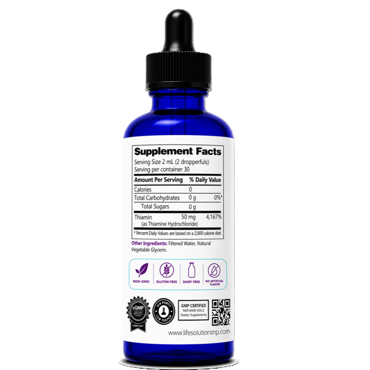 Liquid Vitamin B1 Dropper - 2 oz