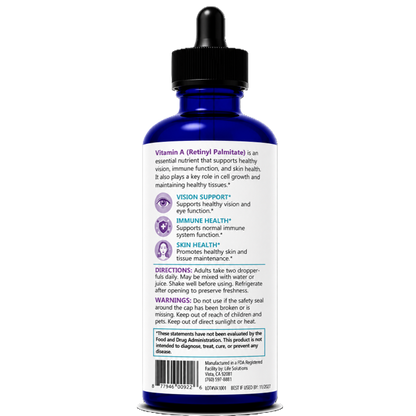 Liquid Vitamin A Dropper - 2 oz
