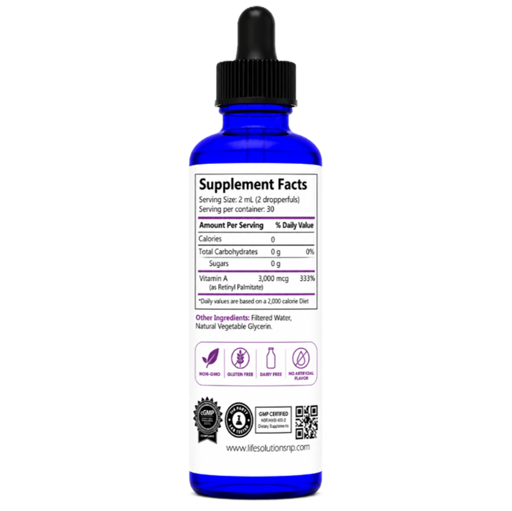 Liquid Vitamin A Dropper - 2 oz