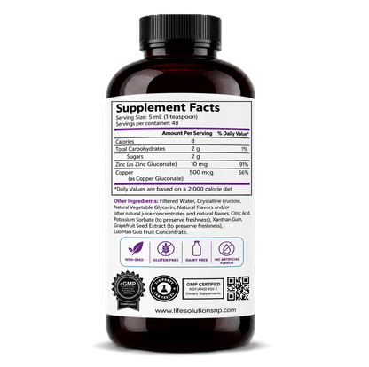 Liquid Zinc Complex Supplement