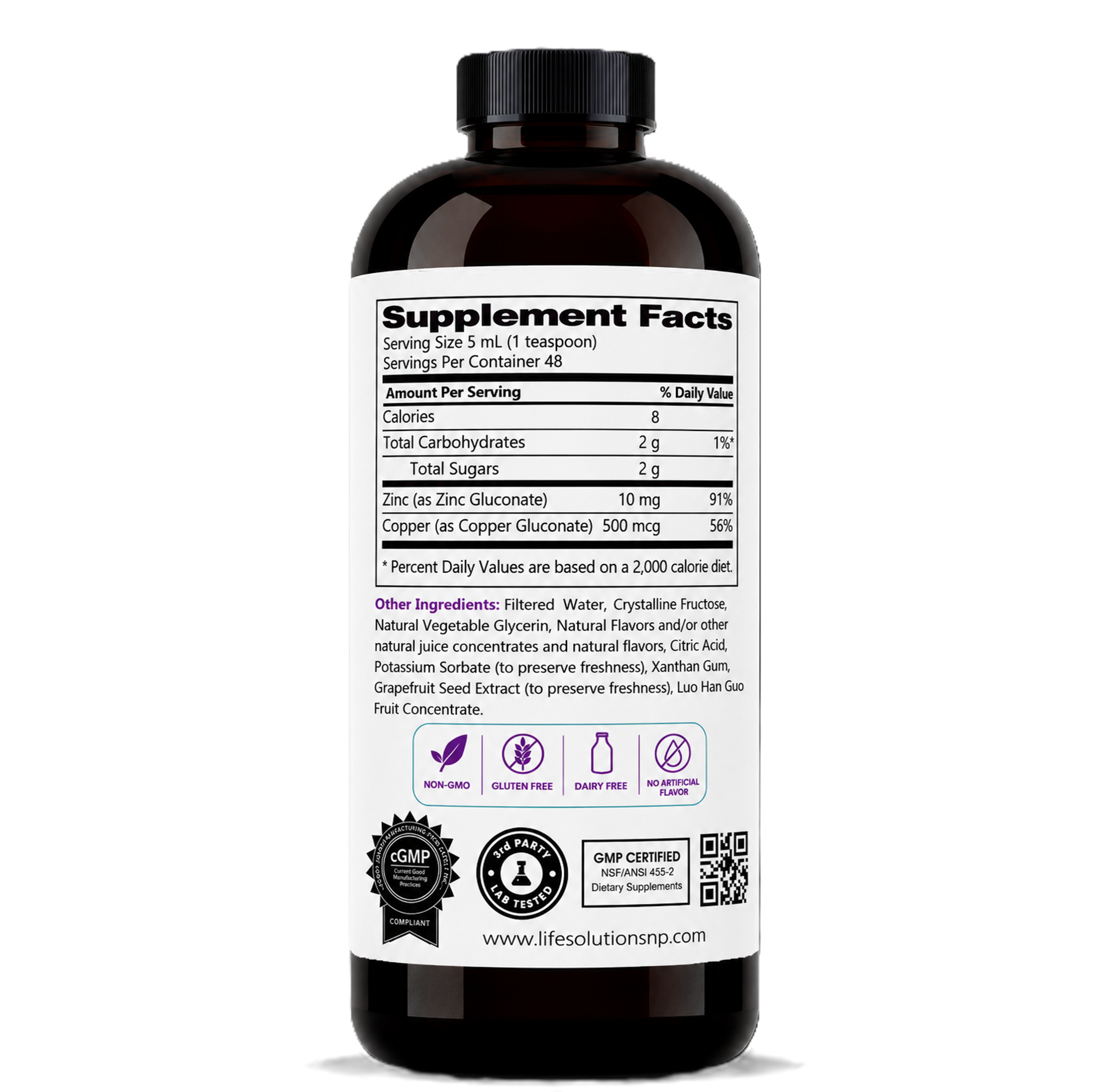 Liquid Zinc Complex Supplement