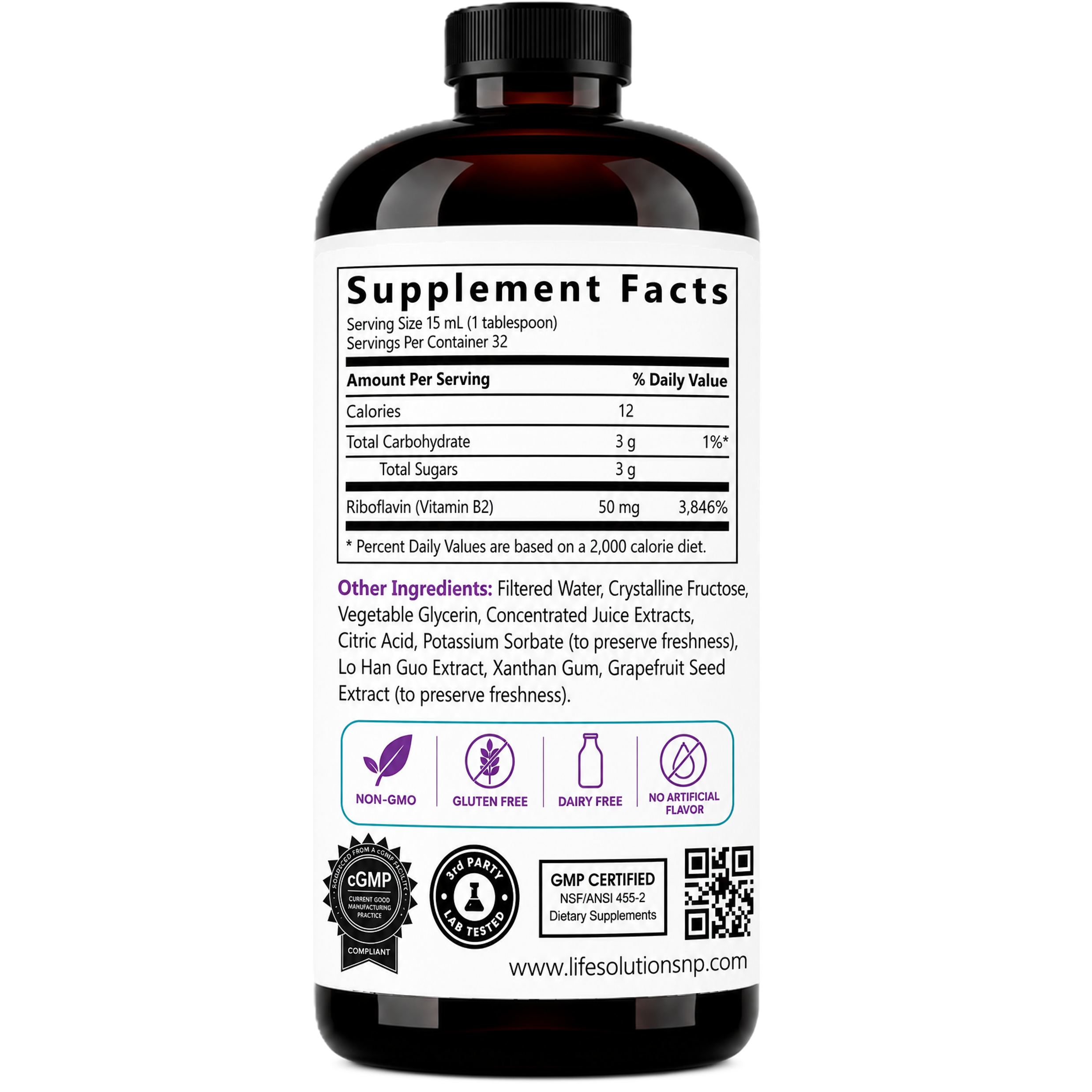 Liquid Vitamin B2 (Riboflavin)
