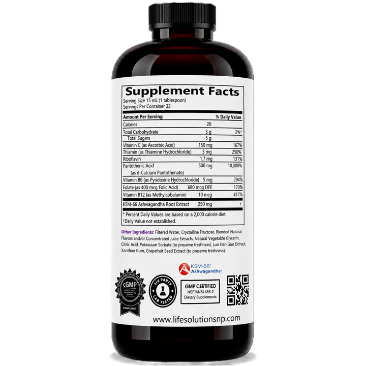 Liquid AntiStress Plus Adrenal Support Supplement
