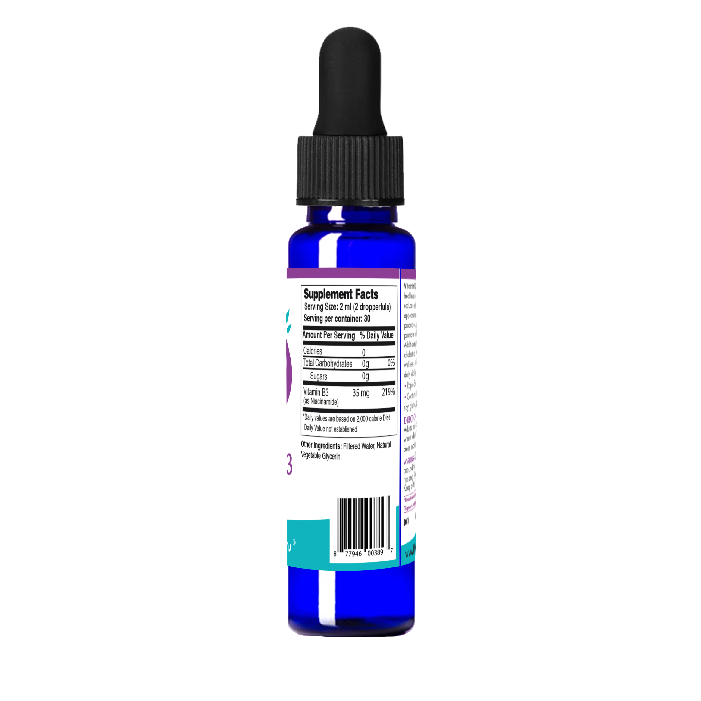 Liquid Vitamin B3 Dropper