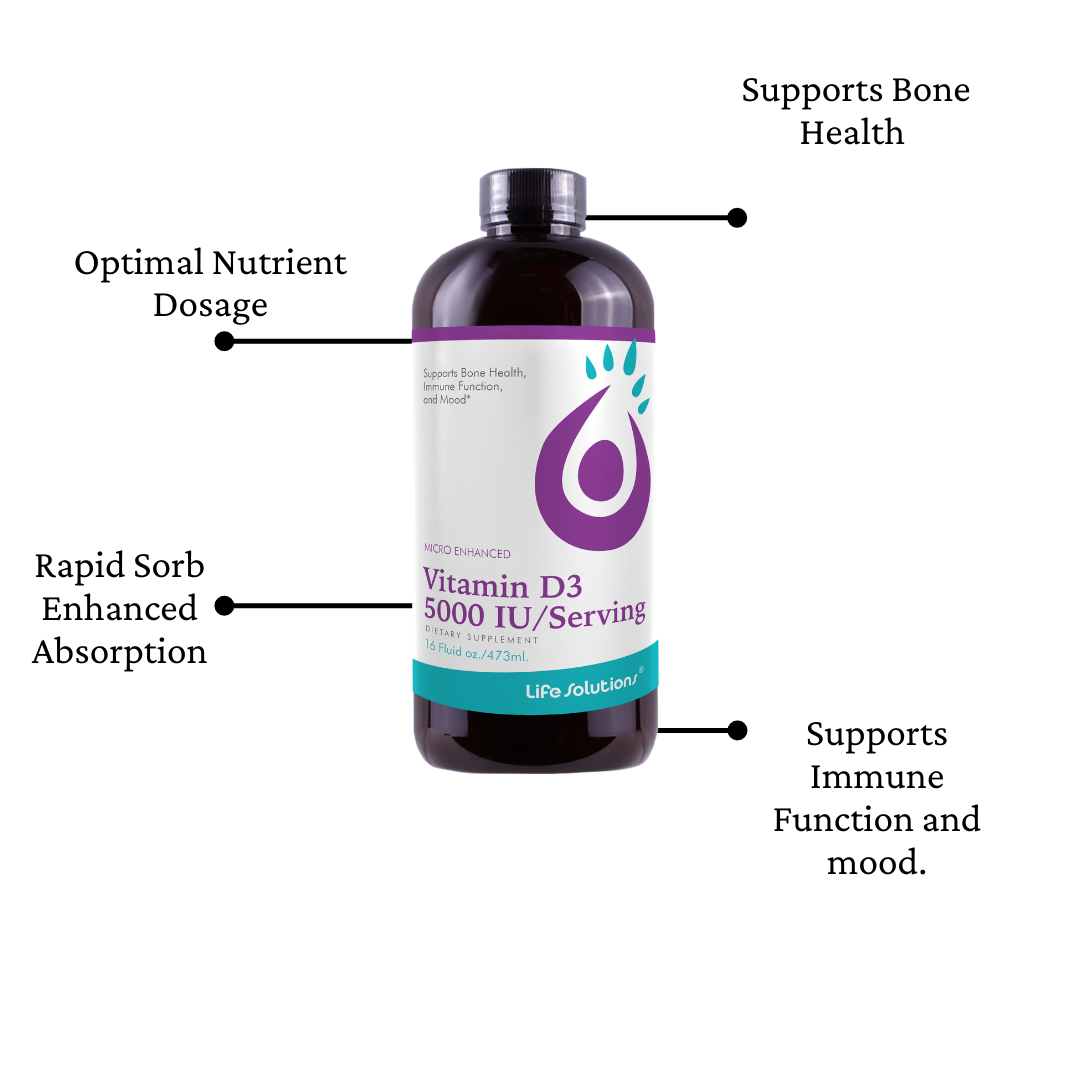 Liquid Vitamin D3 – 5000 IU