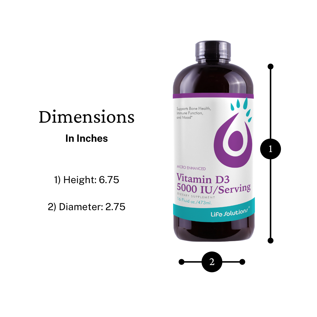 Liquid Vitamin D3 – 5000 IU